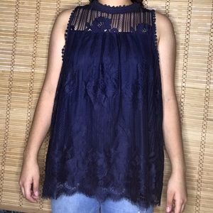 Large Navy blue Taylor and Sage top